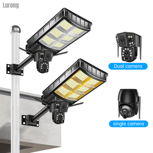 Nhà khách sạn ngoài trời năng lượng mặt trời an ninh Hệ Thống Camera App kiểm soát CCTV 5MP IP65 4 gam tất cả trong một LED đường phố năng lượng mặt trời ánh sáng với máy ảnh - Product Image 2