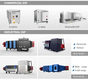 Filtro de humo de cocina, purificador de emisión de escape, precipitador electrostático de escape para cocina de fantástica calidad