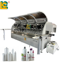 Nueva Máquina Automática de Serigrafía de Alta Velocidad para Botellas de Bebidas de Plástico PET, Impresión de Tubos, Sistema de Curado UV Multi-Estación