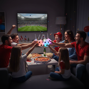 Bicchieri LED da discoteca in PET da 500 ml con cannuccia, ideali per vino ghiacciato, feste di compleanno, lauree, Capodanno, eventi all'aperto e partite di calcio a livello nazionale - Articolo caldo! - Product Image 4