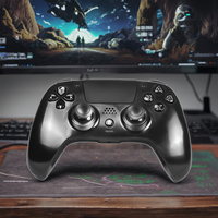 Control Inalámbrico para Videojuegos con Motor de Vibración, Botones Lineales, Giroscopio de Seis Ejes, Botones Programables y Altavoz - Hecho en China