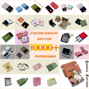 Juego de Cajas Apilables para Joyería de Lujo en Verde <span class=keywords><strong>Oliva</strong></span> |   Caja con Tapa Abatible y Logotipo Personalizado, con Cajón Interior y Bolsa a Juego - Product Image 5