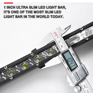 Ultra-Slim 12 \ "<span class=keywords><strong>single</strong></span> Row Led <span class=keywords><strong>Light</strong></span> <span class=keywords><strong>Bar</strong></span> 14 \" 36W 3600lm combo tại chỗ Lũ lụt cho xe tải offroad ATV Phụ Kiện Xe Hơi không thấm nước - Product Image 3