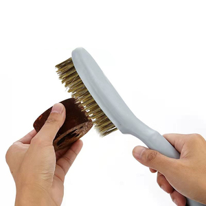 ידית פלסטיק עפר מתכת נקייה לשחק נירוסטה ניקוי פלדה תעשייתי מברשת - Product Image 2