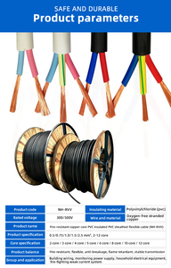 <span class=keywords><strong>Cable</strong></span> Flexible de Cobre de Bajo Voltaje N-RVV para Instalaciones de Corriente Débil, Alarmas, Intercomunicadores y Cableado Eléctrico en Interiores - Product Image 3