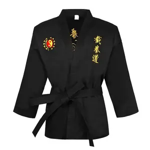 UNISEX Kids&Adult Embroidery Jeet Kune Do Martial Arts JKD Tai Chi Kungfu Martial Arts Wing Chun Uniforms