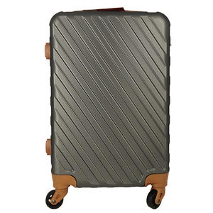 <span class=keywords><strong>Maleta</strong></span> de Viaje Clásica de Lujo Estilo Vintage Británico de Alta Calidad en ABS Marrón con 4 Ruedas Giratorias de 20/24/28 Pulgadas - Product Image 2