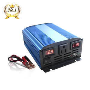 Convertisseur <span class=keywords><strong>de</strong></span> courant automobile DC 12V vers 220V 50Hz 110V 60HZ AC avec onduleur à onde sinusoïdale pure 300W, adaptateur USB pour voiture - Product Image 4