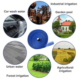 Tuyau plat en PVC de 2 pouces, durable et flexible, pour jardin et eau de pluie, idéal pour l'irrigation industrielle, <span class=keywords><strong>prix</strong></span> usine, tuyau agricole - Product Image 6