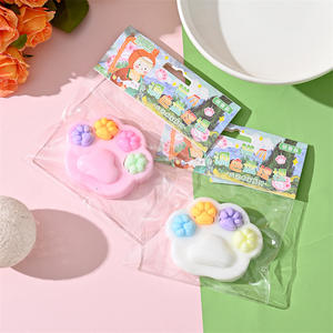 CHENXI - Juguete Sensorial Antiestrés de Goma Suave con Forma de Pata de Gato 3D, Colorido, Mini, para Niños, 120 g - Product Image 1