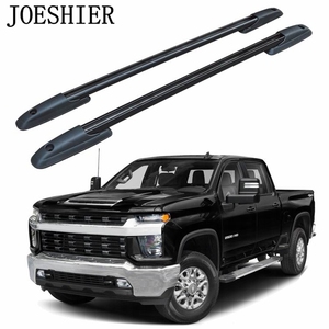ราวเหล็กสำหรับบรรทุกสัมภาระบนหลังคารถยนต์ JOESHIER 4x4 สำหรับรถกระบะ CHEVROLET Silverado Crew CAB ปี 2007-2013 ทำจากอลูมิเนียม - Product Image 1