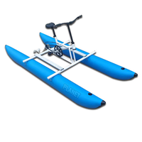 Vélo d'eau gonflable de tube de bateau de banane de vélo de pédale de lac de Offre Spéciale commerciale pour le sport