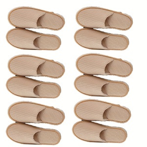 รองเท้าแตะผ้าใบสำหรับใส่ในบ้านดูดซับเหงื่อและกันรอยเปื้อนได้ทุกฤดูกาล - Product Image 4