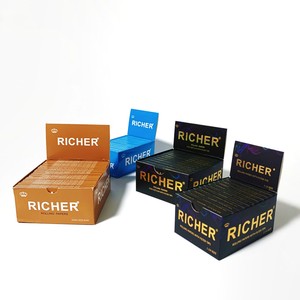กระดาษมวนบุหรี่ RICHER บรรจุภัณฑ์สีสันสดใส กระดาษชนิดพิเศษรีไซเคิลได้ ผลิตในประเทศจีน - Product Image 4