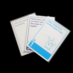 カスタム透明PP TCGカードスリーブクリアPETトレーディングカードプロテクターボードゲーム用MTGタイプ包装用 - Product Image 6