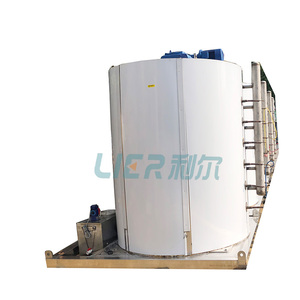Top-Hersteller Flockeneis-Verdampfer Freon oder Ammoniak Eistrommel 5T 10T 20T 30T Gewerbliche Nutzung Motor Getriebe SPS Lager - Product Image 2