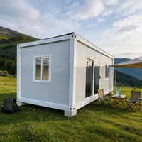 Maison conteneur moderne extensible de luxe 20ft 30ft, maison modulaire préfabriquée pour villa, hôpital, complexe hôtelier, bureau, hébergement touristique