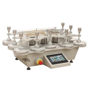 เครื่องทดสอบความทนทานต่อการสึกหรอของผ้า ASTM D4966 ISO 12945 แบบมาร์ตินเดล มิลล์ ASTM D4970 พร้อมหน้าจอสัมผัส สำหรับทดสอบการขัดถูของผ้าทอ - Product Image 2