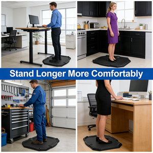 Alas Kaki Anti Lelah Ergonomis PU+PVC+SBR untuk Kantor dan Rumah - Product Image 6