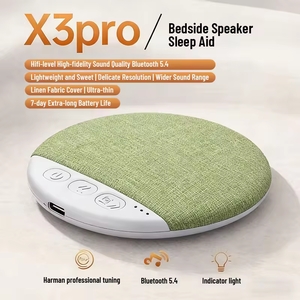 Máquina de Sonido <span class=keywords><strong>Blanco</strong></span> Inalámbrica con Luz Nocturna de Colores, Altavoz Portátil <span class=keywords><strong>para</strong></span> Ayudar a Dormir, <span class=keywords><strong>para</strong></span> Bebés y Adultos - Product Image 1
