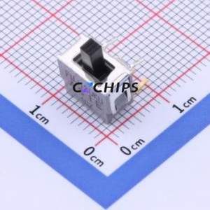 AS1E-5M-10-Z Slide Switch Through hole Component (THT) Switch Single Pole Double Throw Rectangle Pin Header PC Pin 9.5mm - Product Image 1