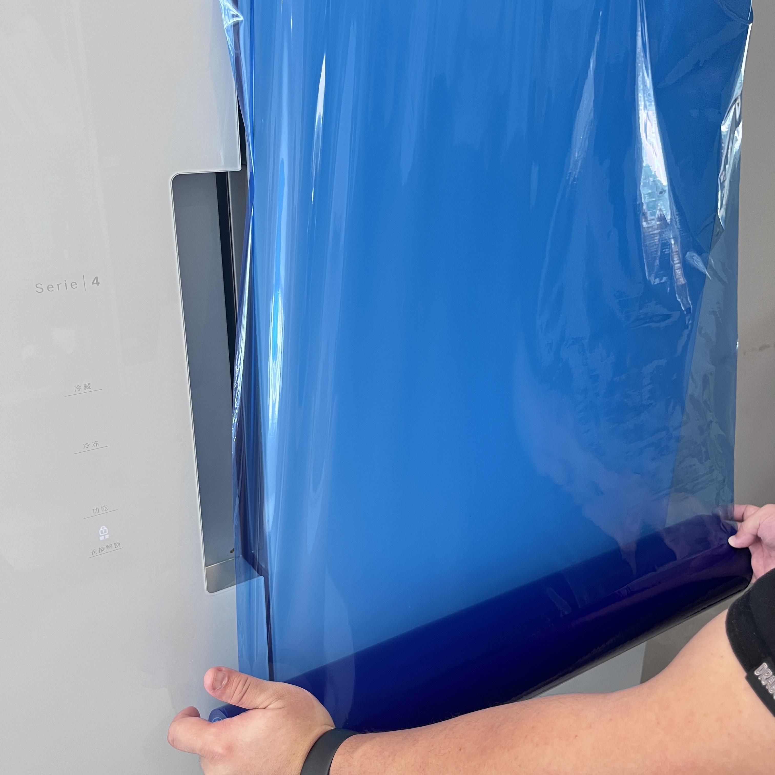 Best Seller Self-Adhesive PE Protective Film Soft Glossy 50cm Moisture Proof for Electronic Products Blow Molding
