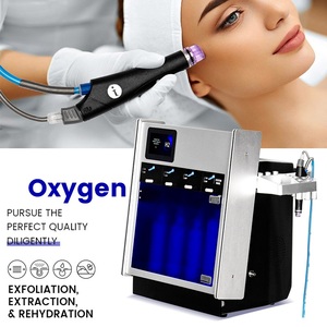 Appareil portable de nettoyage en profondeur du visage par dermabrasion à jet d'eau et d'oxygène pour le rajeunissement de la peau - Product Image 2