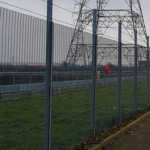 Système de clôture de sécurité robuste 358, base en acier Q235, hauteur de 8 pieds, résistant à la corrosion, anti-escalade, clôture de sécurité <span class=keywords><strong>pour</strong></span> cour - Product Image 2