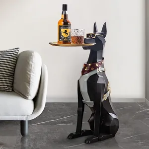 Décoration d'intérieur nordique personnalisée en gros : Grande palette pour chien, cadeau créatif, statues et sculptures de chien pour la décoration de la maison - Product Image 3