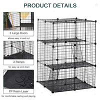 Vente flash : parc pour animaux de compagnie, portable, bricolage, cage pour petits animaux, pratique et détachable, parc pour chaton, lapin, chinchilla, intérieur