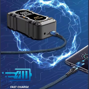 Xách tay đa chức năng xe nhảy khởi động với máy bơm không khí 12V có thể sạc lại pin xe Booster ngân hàng điện với LED ltght cho xe - Product Image 2