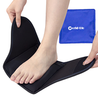 World-Bio Ice Pack Wrap Pack de gel glacé chaud/froid réutilisable de haute qualité pour la thérapie de la cheville et des pieds Soulagement du gonflement et soulagement de la douleur