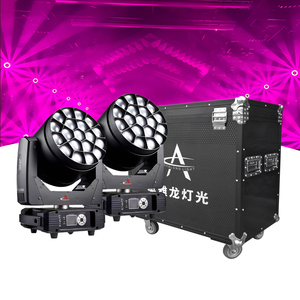 ไฟหัวขยับแบบซูม RGBW Bee Eye 19 ชิ้น Osr 15W 11 ถึง 58 °   ไฟเวทีซูมมุม DMX512 สำหรับงานคอนเสิร์ต ปาร์ตี้ งานแต่งงาน - Product Image 6