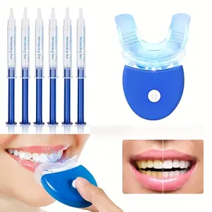 Chuyên nghiệp bán buôn di động răng làm trắng gel không dây sử dụng nhà LED ánh sáng màu xanh răng làm trắng LED Bộ dụng cụ nhãn hiệu riêng