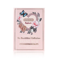 Palette de maquillage multi-usages en forme de livre, grande capacité, fards à paupières, blush, illuminateur, rouge à lèvres, tout-en-un, Paletas De Sombras