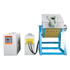 Hot China portable iron ore inductive heating oven small waste metal heating furnace induction furnace