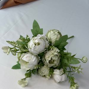 Fiore DIY ghirlanda centrotavola fiore assemblato fiore artificiale per la decorazione di nozze - Product Image 6