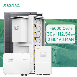 Système d'énergie solaire hybride haute tension 113 kW 241 kWh avec panneaux mono cristaux LFP BESS 314 Ah de niveau 1 pour utilisation connectée au réseau et hors réseau - Product Image 1