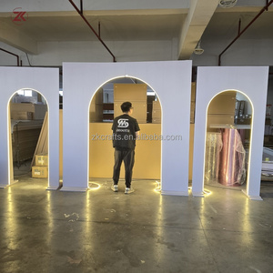 Arche <span class=keywords><strong>de</strong></span> toile <span class=keywords><strong>de</strong></span> fond élégante en PVC blanc ZKAI, prix usine <span class=keywords><strong>professionnel</strong></span>, <span class=keywords><strong>pour</strong></span> <span class=keywords><strong>location</strong></span> d'événements et <span class=keywords><strong>de</strong></span> fêtes <span class=keywords><strong>de</strong></span> mariage - Product Image 5