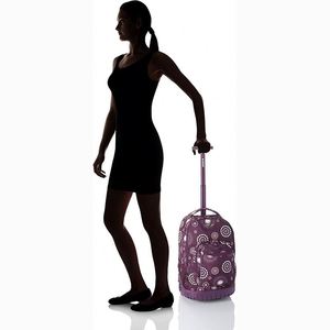 Free Sample Factory Large Capacity <b>Waterproof</b> Polyester Travel <b>Cover</b> Set Short-distance Wheeled Trolley <b>Bag</b> with Custom Logo - Product Image 1