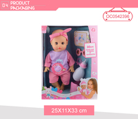 13 Zoll niedlichen Silikon wieder geborene Kleinkind Puppe Neugeborenes Baby mit Ton
