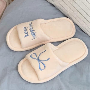 Pantuflas con Suela de PVC de Alta Popularidad para Mujer, Material Superior de Gamuza con Diseño Moderno - Product Image 4
