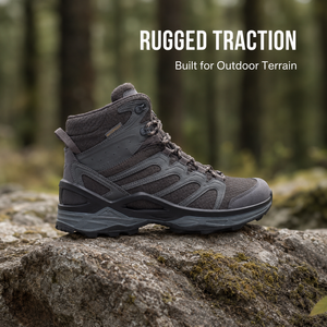All Terrain High Cut Outdoor Boots Men Ankle Protection Triple Density Traction Outsole Breathable Adventure Hiking Shoes - Product Image 1
