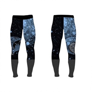 Factory Price High Quality ODM Custom Spandex/<b>Nylon</b> Four-Way Stretch Breathable Yoga <b>Leggings</b> - Product Image 3