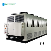 Machine de refroidissement laser robuste et écologique 70HP~120HP, refroidisseur à vis refroidi par air, capacité de refroidissement 150-300, moteur à carter