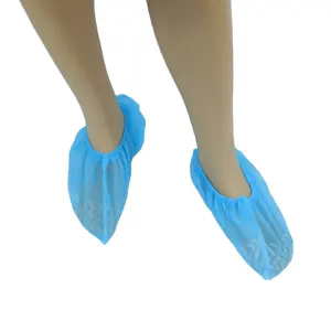 Одноразовые нетканые высокие сапоги Водонепроницаемые нетканые бахилы для обуви от пыли