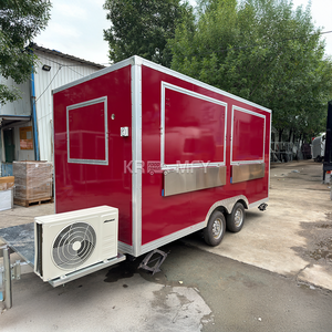 Camion de restauration entièrement équipé, remorque de vente mobile, chariot à hot-dogs, équipement pour boissons et bières, équipement pour glaces, remorque de vente de nourriture - Product Image 4