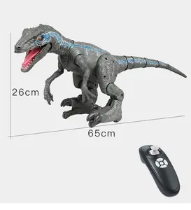 2.4G Animal Toy Walking Musik RC Dinosaurier mit Spray