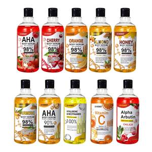 Sérum Visage et Corps Éclaircissant Anti-Taches à la Nicotinamide, Vitamine C et AHA, Hydratant et Blanchissant, 500ml, <span class=keywords><strong>Acide</strong></span> <span class=keywords><strong>Hyaluronique</strong></span> - Product Image 3