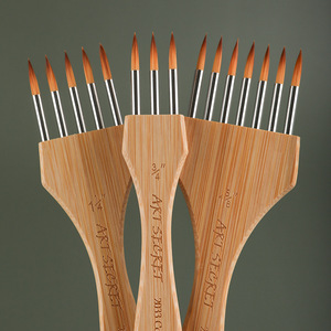 Pincel Acrílico Bview Art para <span class=keywords><strong>Pintar</strong></span>, Juego de Pinceles Anchos Tipo Mop, Pincel para <span class=keywords><strong>Acuarela</strong></span>, Hecho de Nailon y Lana - Product Image 2